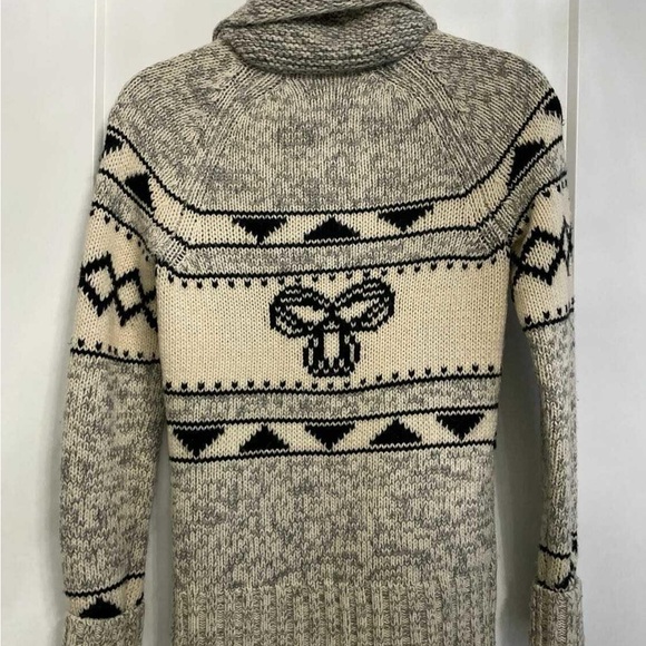 TNA Lambswool Zip Up Sweater - Picture 4 of 4